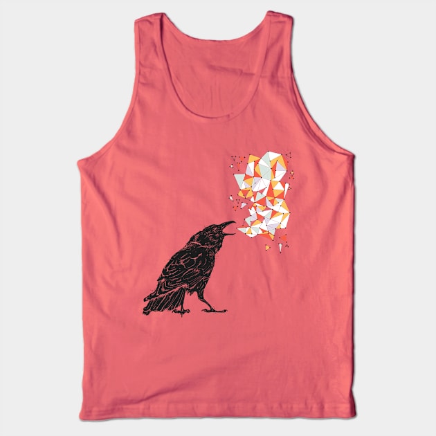 Raven Triangulations Tank Top by JamieStryker